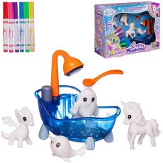Набор для творчества Junfa toys Волшебные животные в ванне с душем