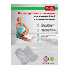 Носки для йоги Bradex SF 0275 35-41 серый