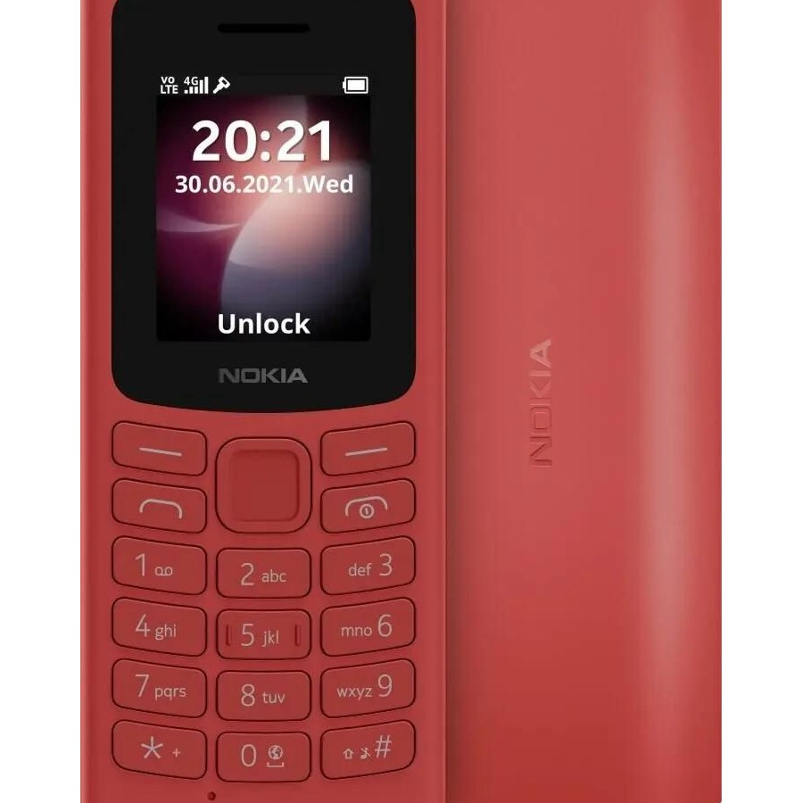 Сотовый телефон Nokia 105 (TA-1557 )DS EAC красный